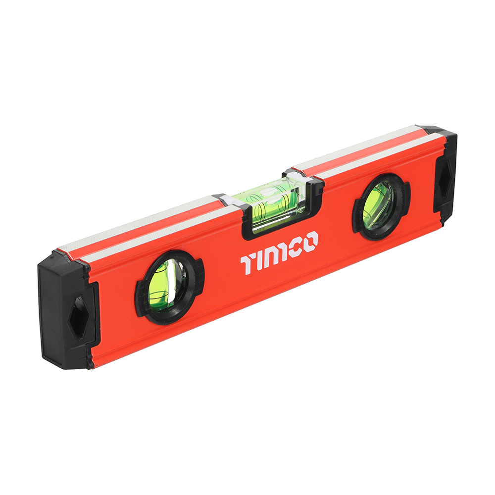 TIMCO Aluminium Toolbox Spirit Level (225mm)